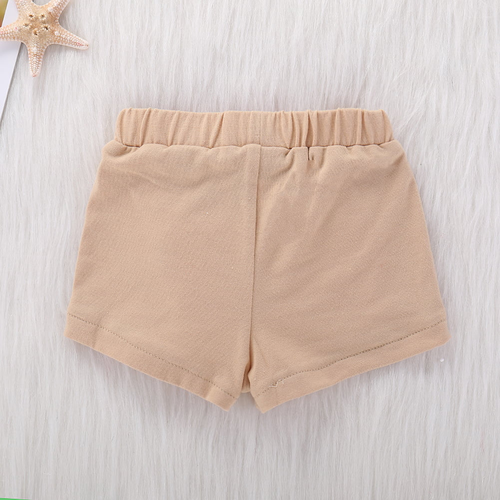 Sequin Elastic Waist Shorts