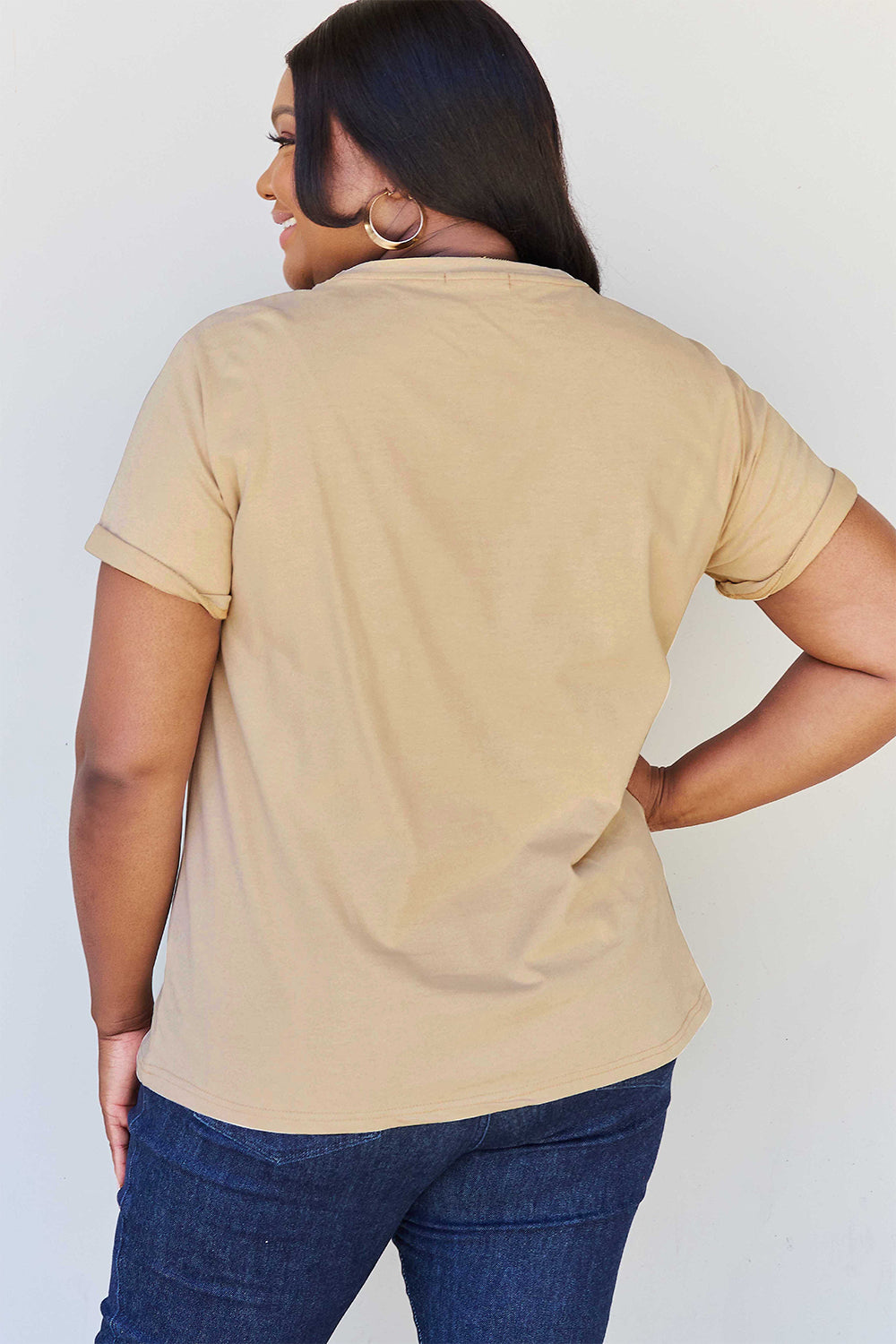 Simply Love Full Size HOLD ON Graphic T-Shirt