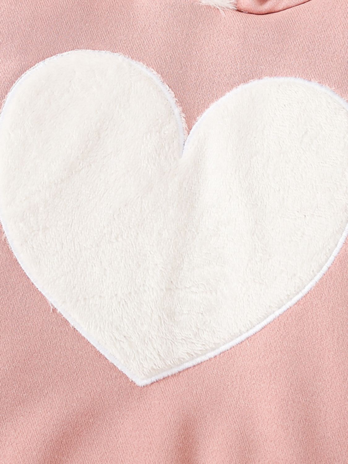 Heart Graphic Hooded Sweatshirt