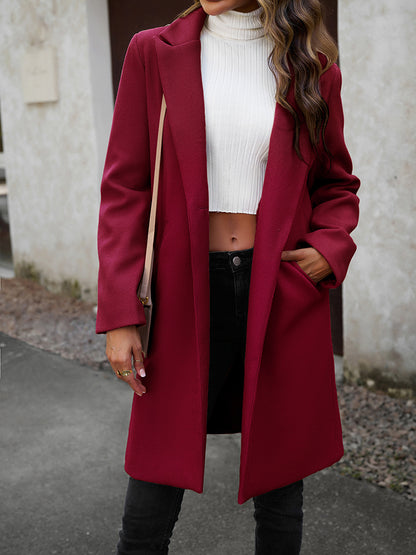 Pocketed Long Sleeve Jacket