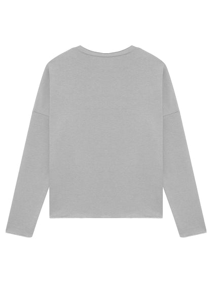 Round Neck Long Sleeve Full Size Graphic Sweatshirt