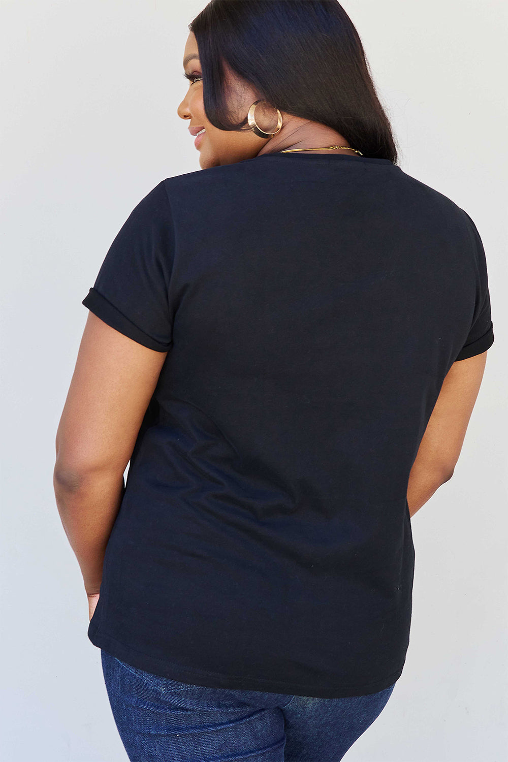 Simply Love Full Size HOLD ON Graphic T-Shirt