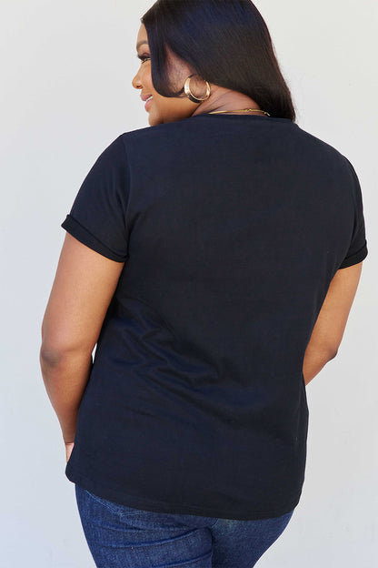 Simply Love Full Size HOLD ON Graphic T-Shirt