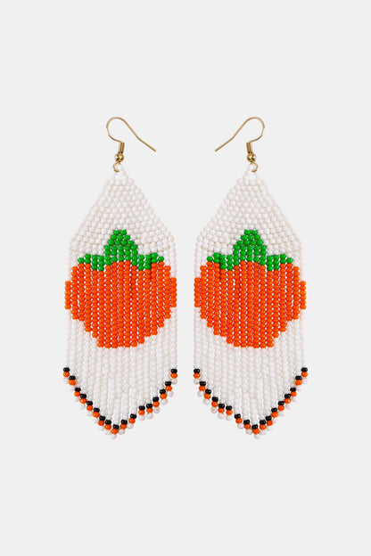 Beaded Fringe Dangle Earring